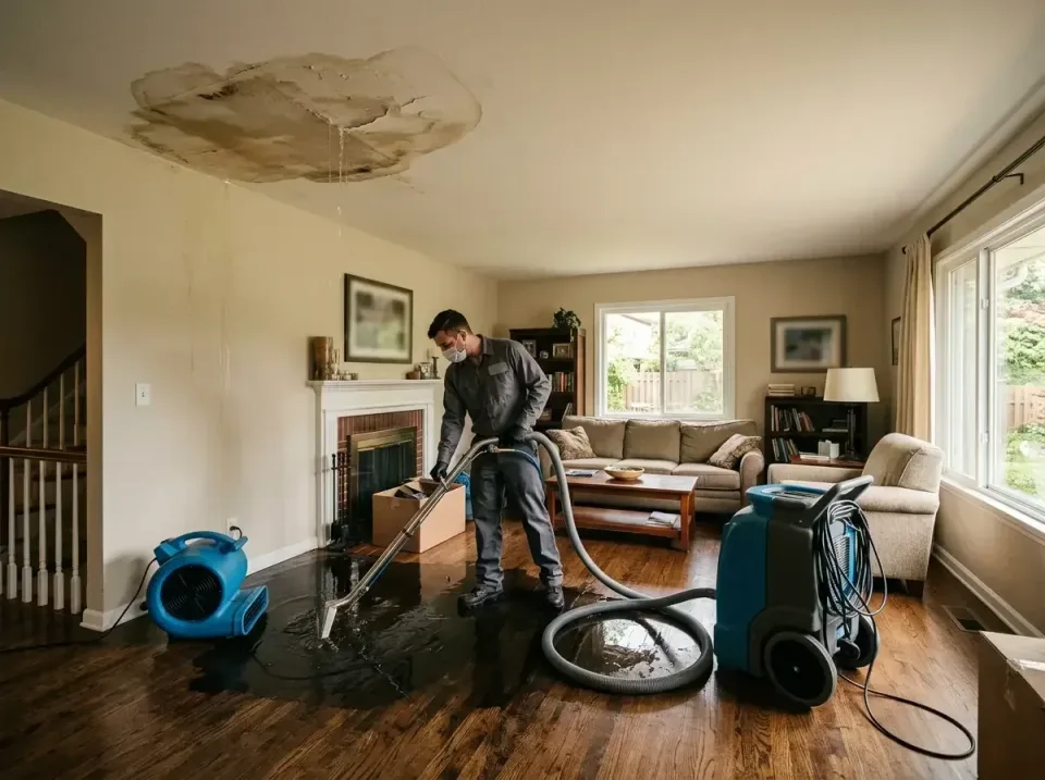 attic-pipe-burst-ceiling-drip-008 — frequently asked questions, Water Damage Restoration & Carpet Care in Benton City, WA